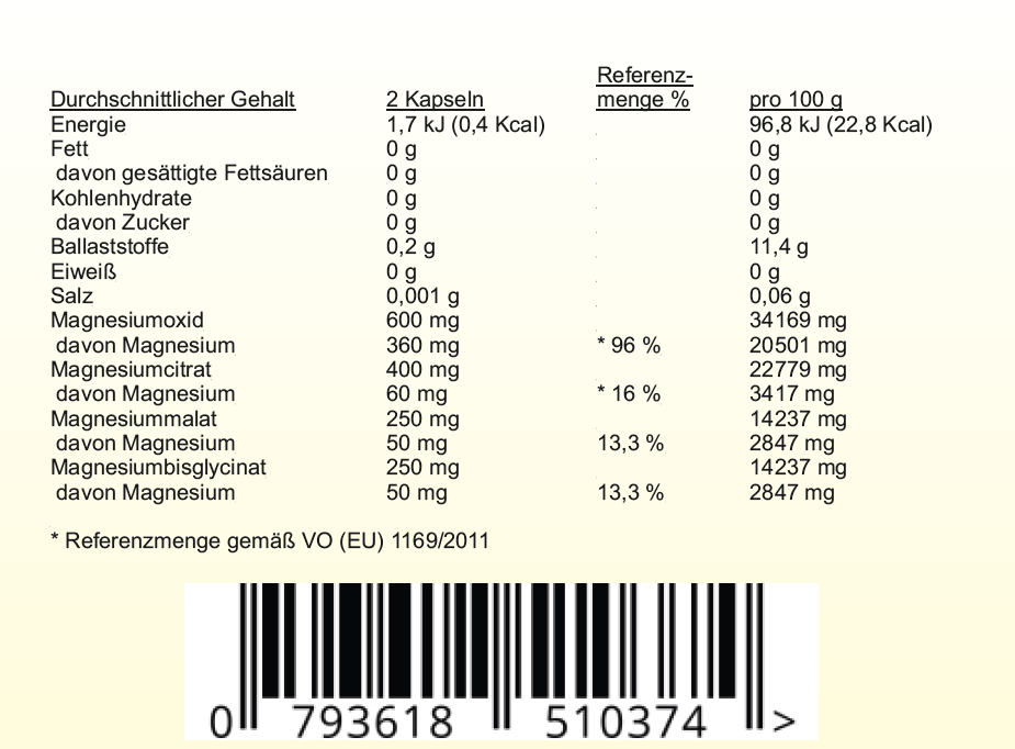 D-light-full Magnesium Komplex Kapseln
