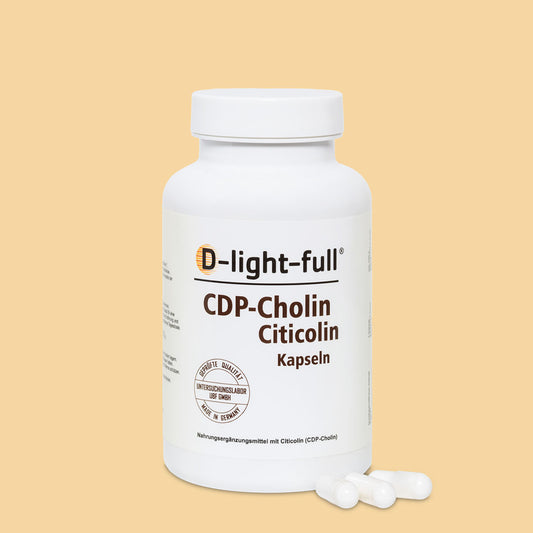 D-light-full CDP-Cholin Citicolin 250 mg (180 Kapseln vegan)
