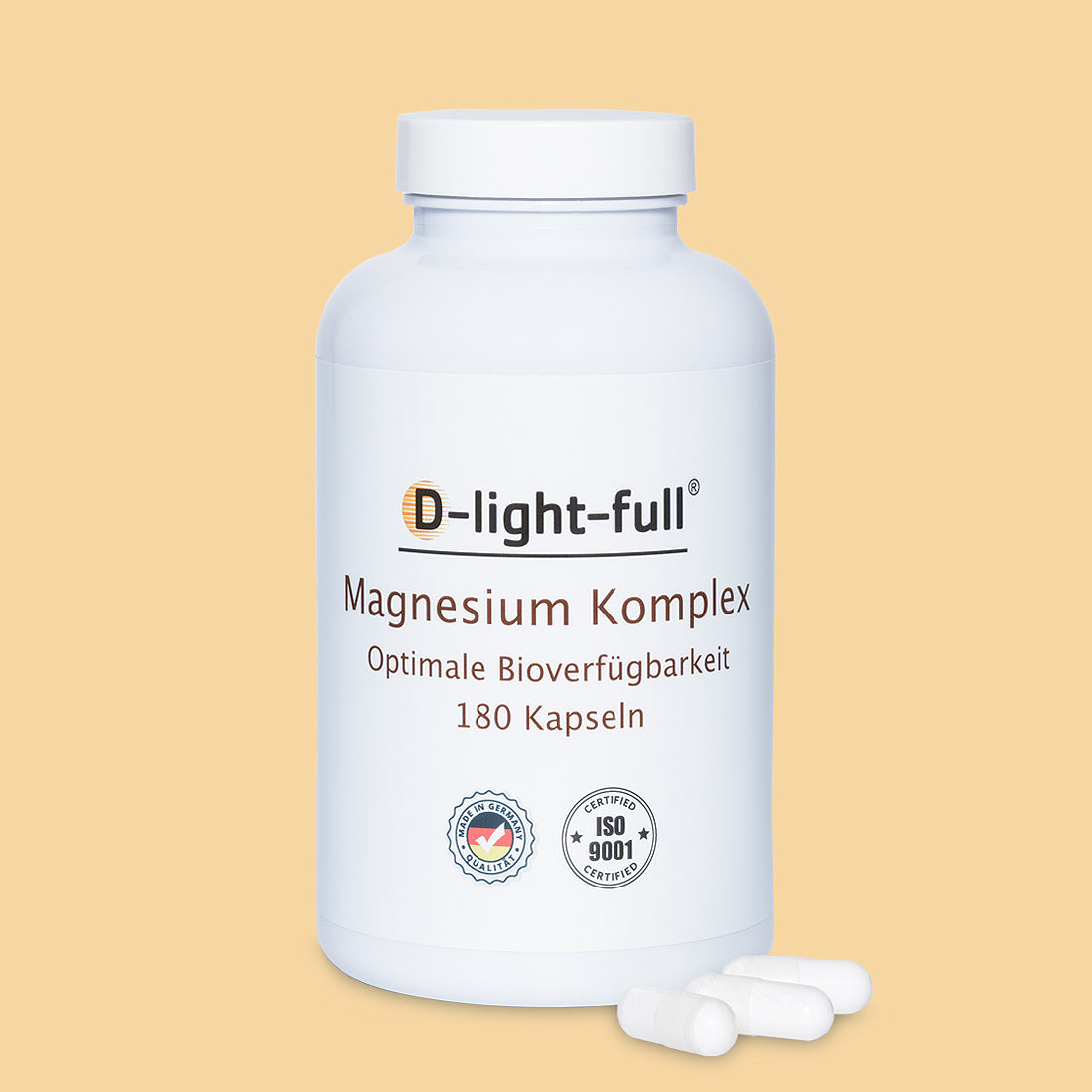 D-light-full Magnesium komplex (180 Kapseln vegan)