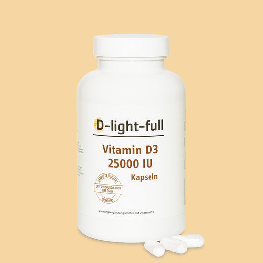 D-light-full Vitamin D3 25.000 IE (240 Vegetarian Capsules)